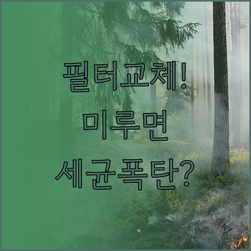 자동차 및 가정용 에어컨 필터 관리법..