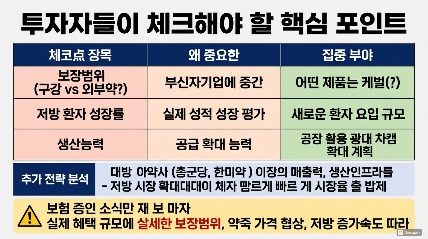 투자자들이 체크해야 할 핵심 포인트