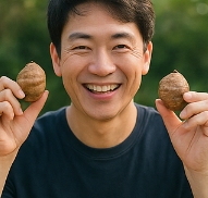 토란 껍질 까는법