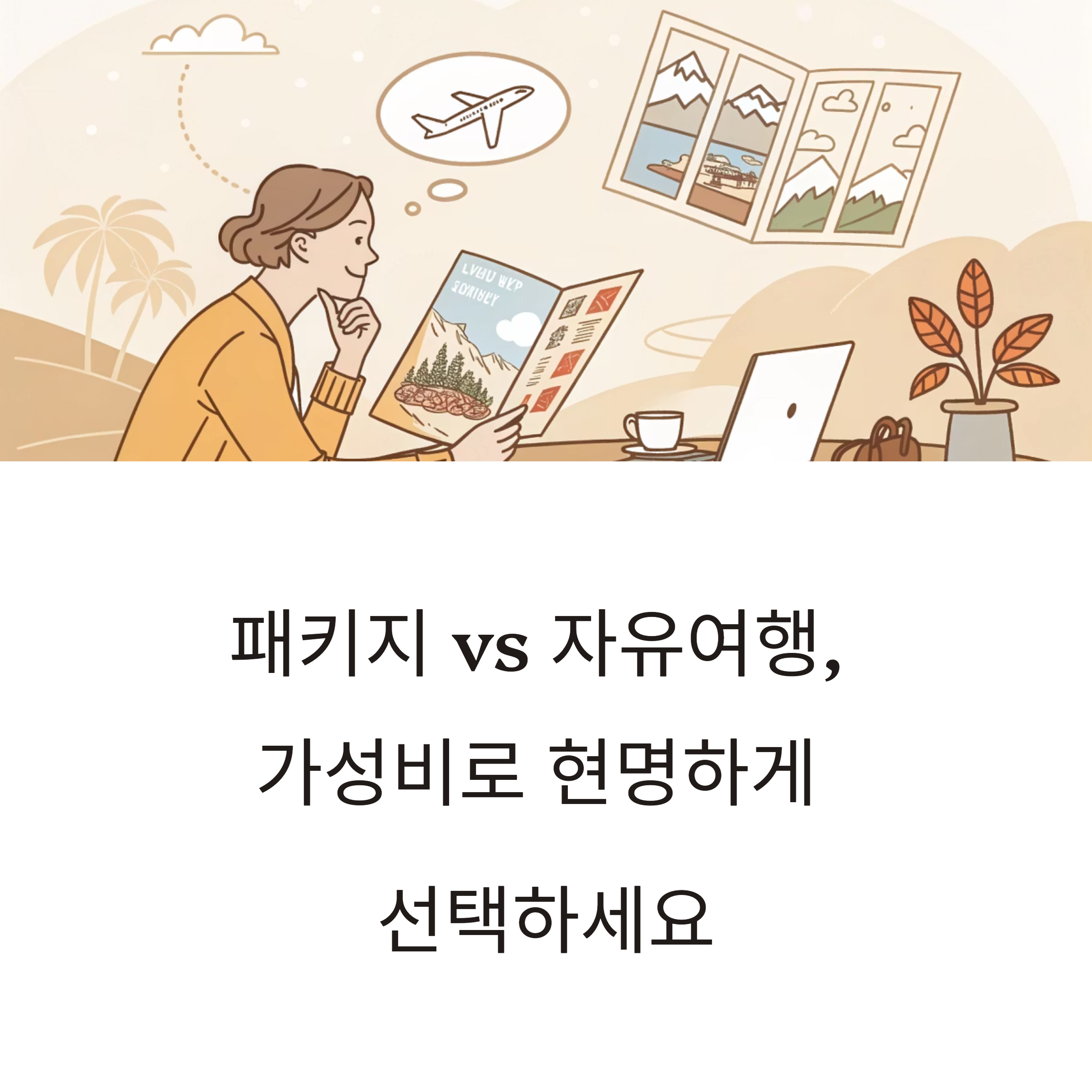 패키지 여행 vs 자유여행