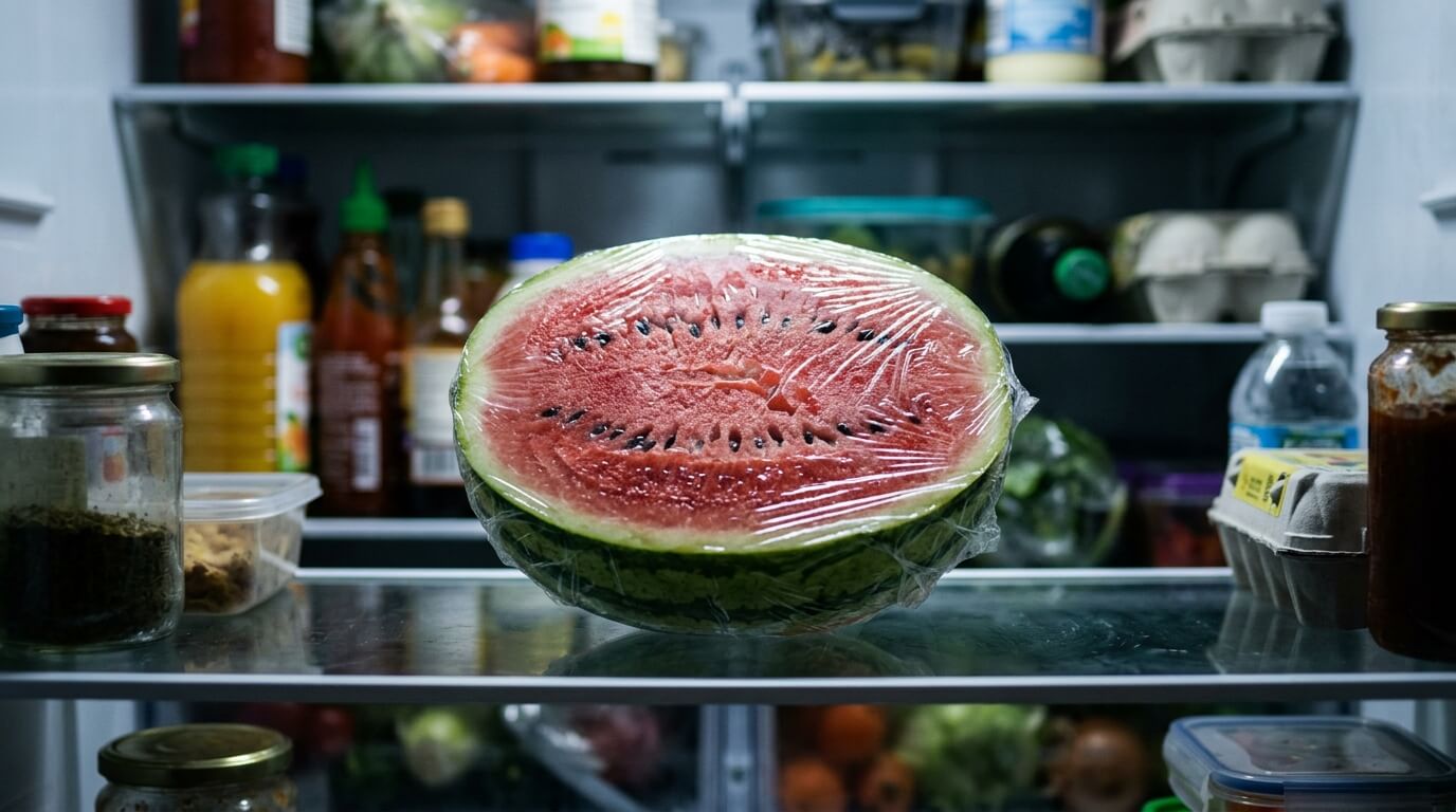 자른 수박 랩 냉장 보관 신선 유지 올바른 방법