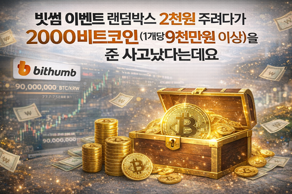 빗썸 2000비트코인 오지급 사고, 1800억 날렸다?