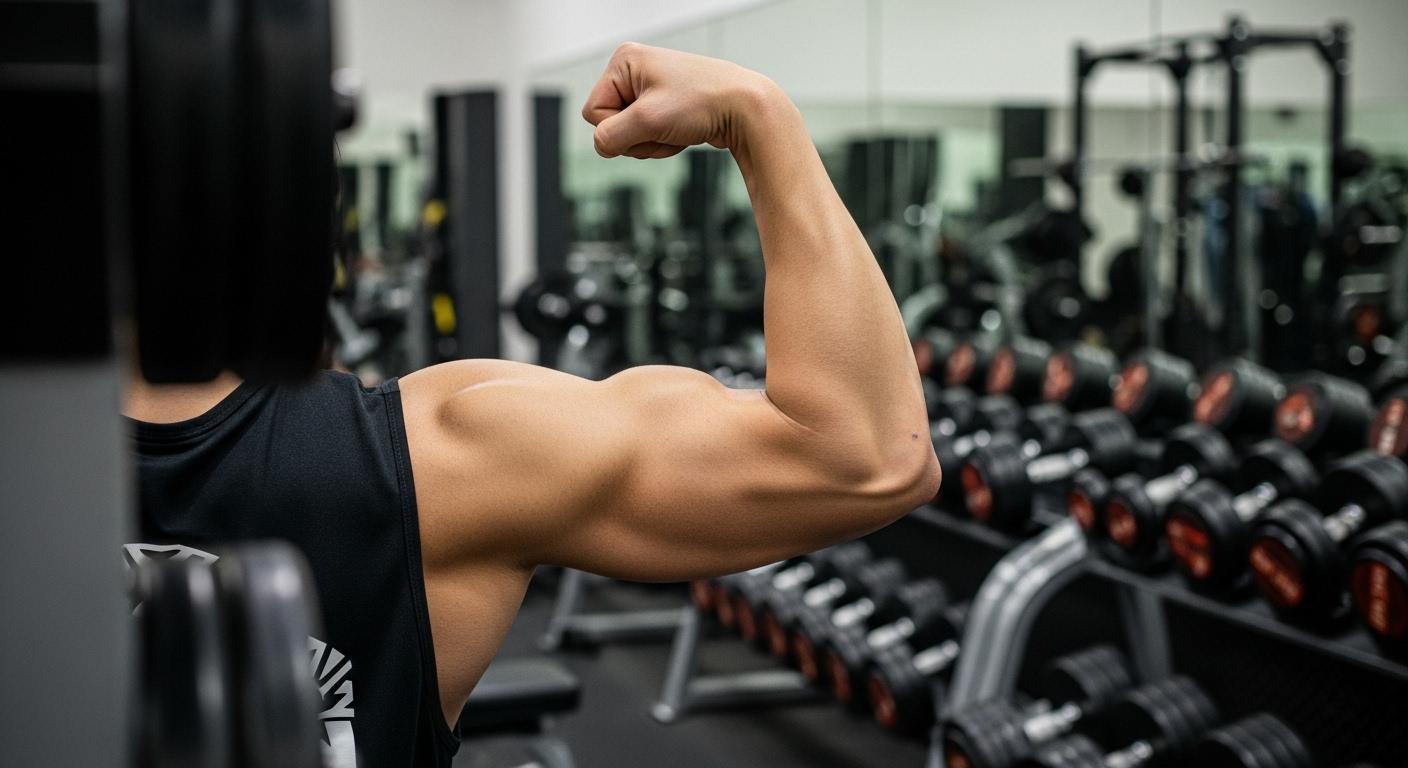 팔뚝살 운동 한달 후기