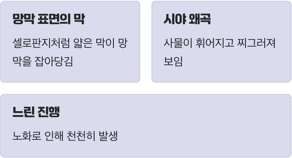 우리 눈에 무슨 일이? (망막전막증이란?)