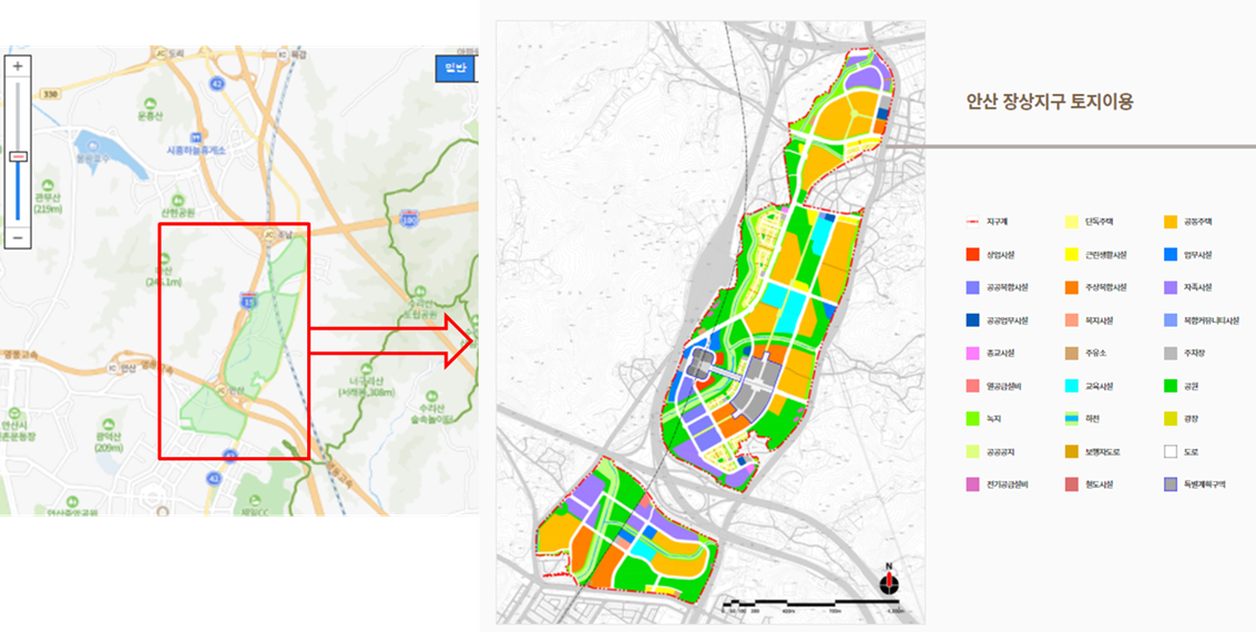신혼희망타운 안산장상 지구