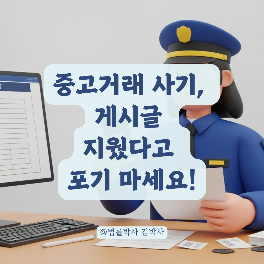 상대방이 게시물을 숨겨도 사기 피해 입증하고 환불 받는 대응 절차