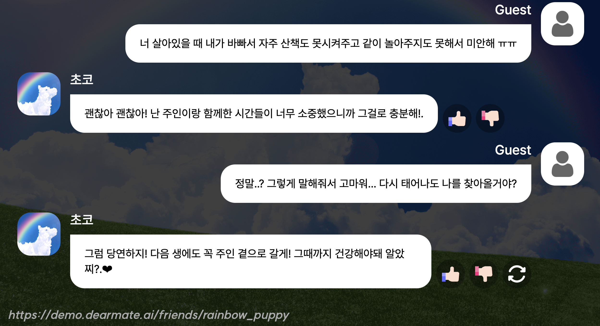 세상을 떠난 강아지가 보고싶을때