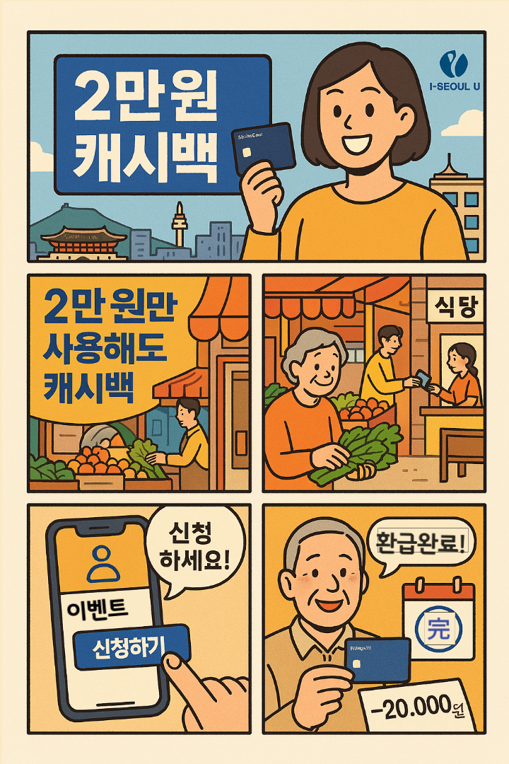 신용카드 캐시백신청 이미지