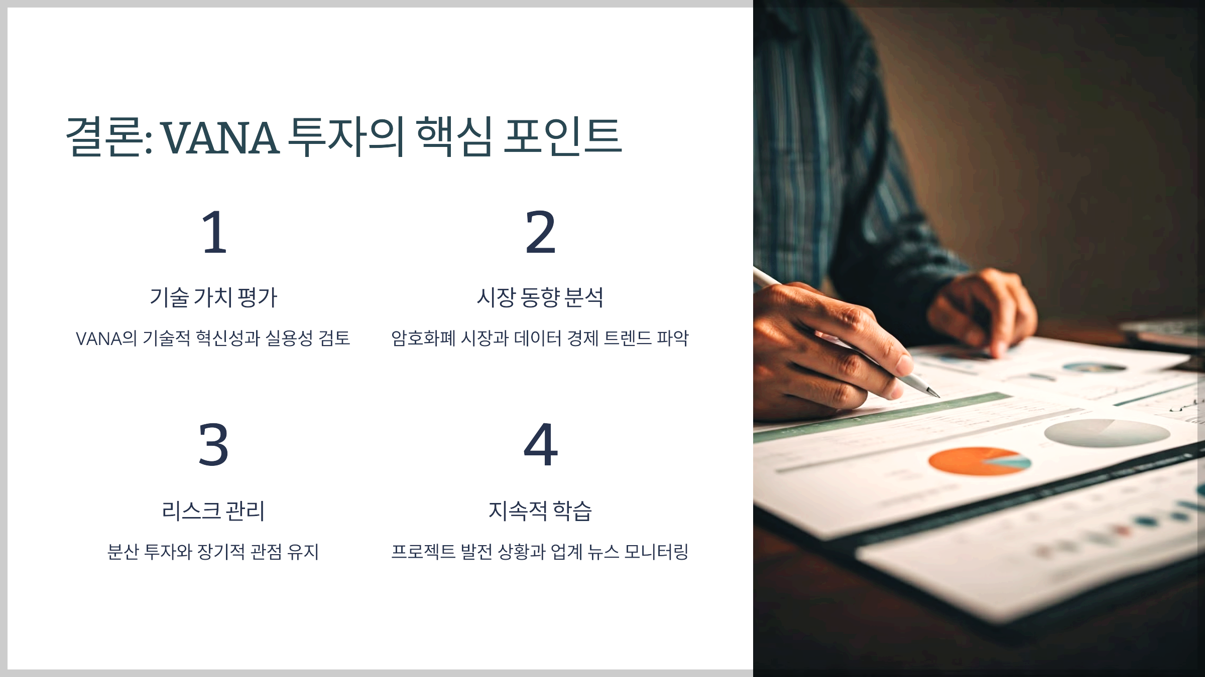 결론: VANA 투자의 핵심 포인트