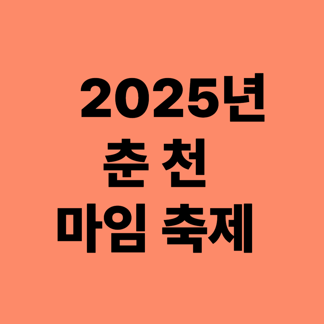 2025년 춘천 마임축제