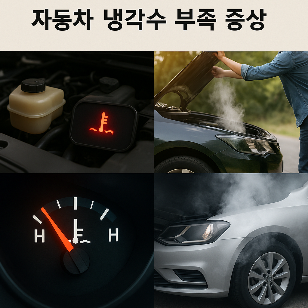 자동차 냉각수 부족 시 증상 엔진 과열 징후와 예방법 총정리