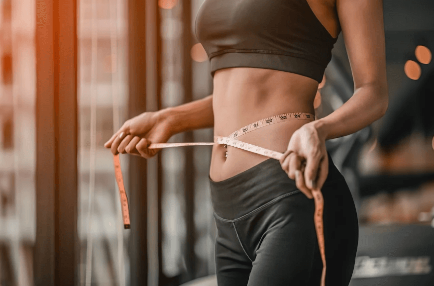 체중 관리하는 모습