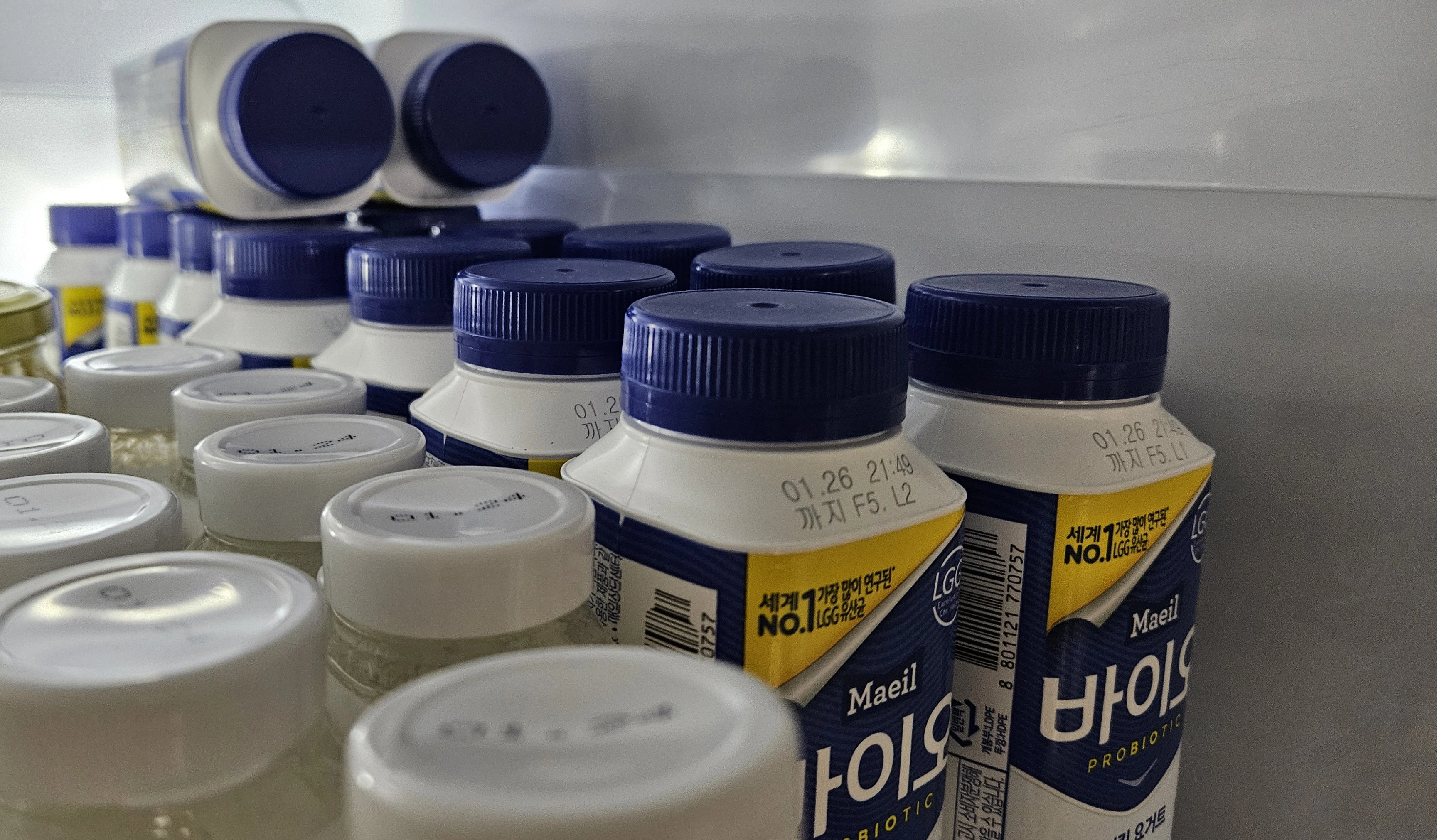 코스트코 할인으로 냉장고에 쟁여둔 바이오 드링킹 요거트