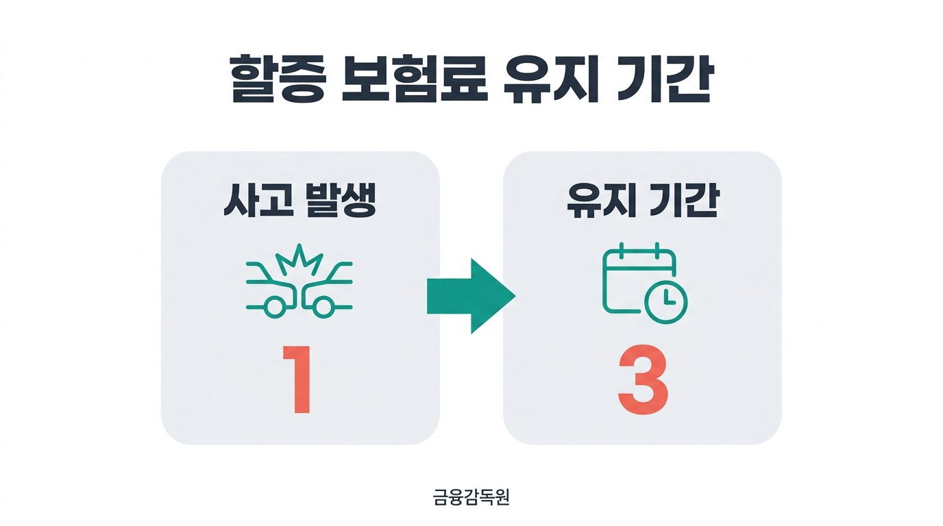 자동차 보험 할증 계산기 할증 보험료 유지 기간