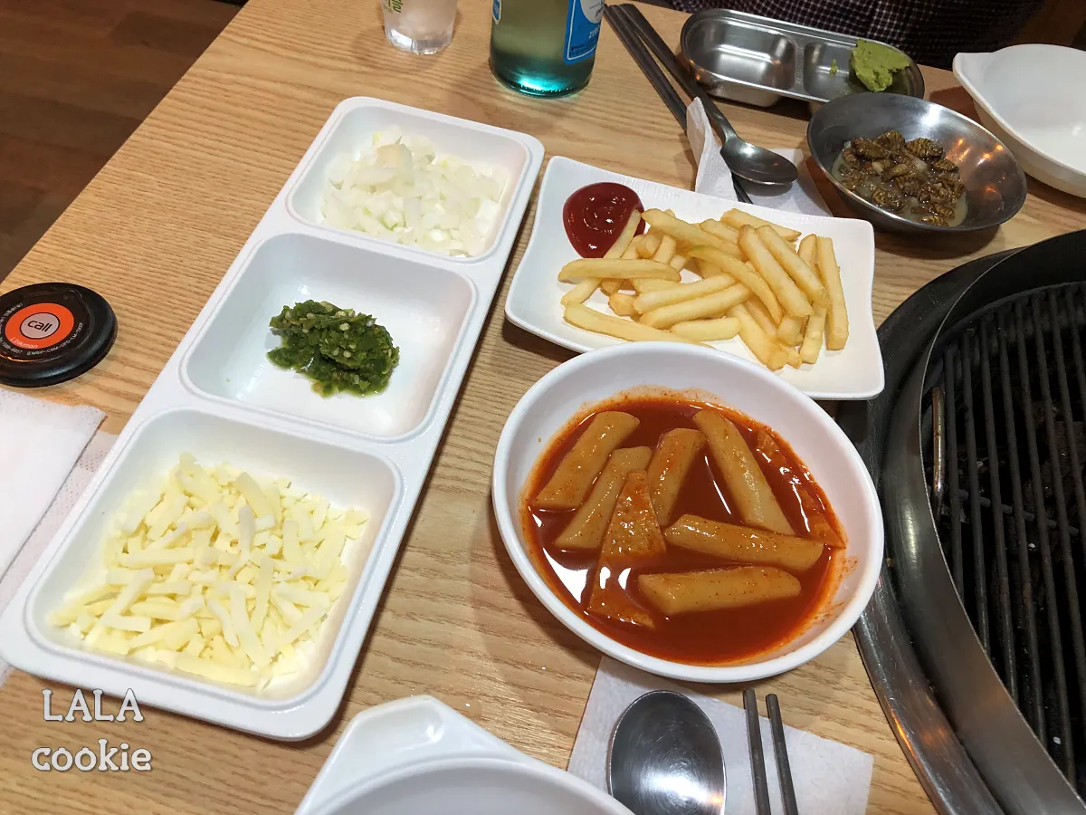 대구-달서구-상인동-조개구이-맛집-아싸가리비-떡볶이와-감자튀김-모짜렐라치즈