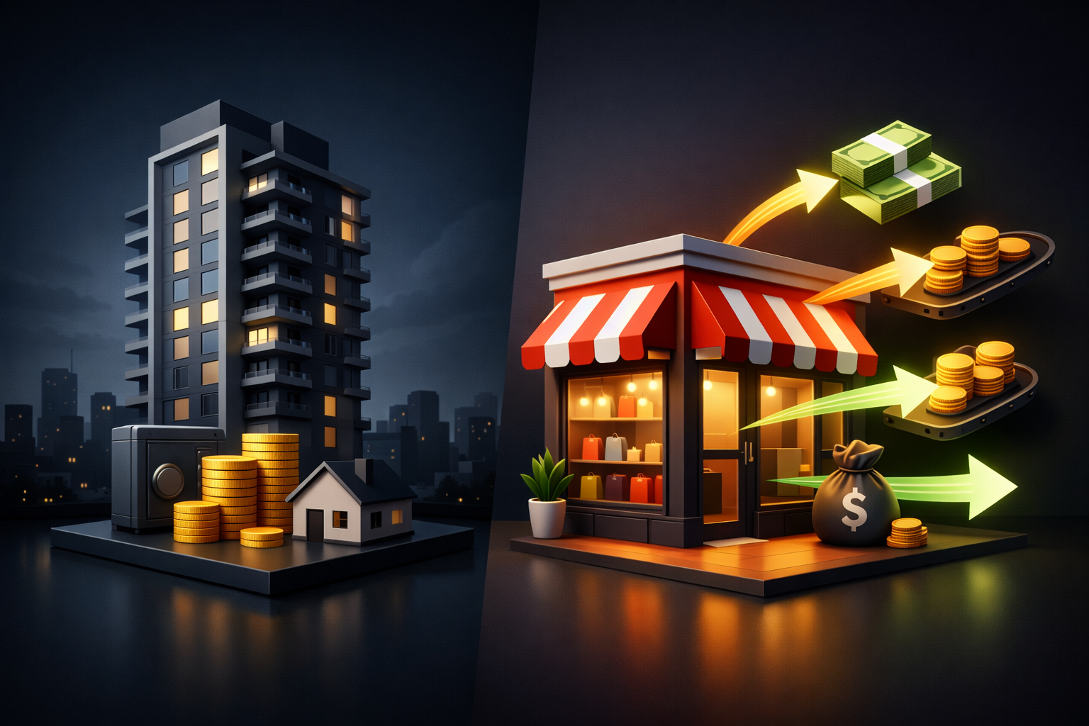 가게를 자산으로 만들까, 현금창출 기계로 만들까? 부동산 vs 브랜드 전략의 진짜 승부처