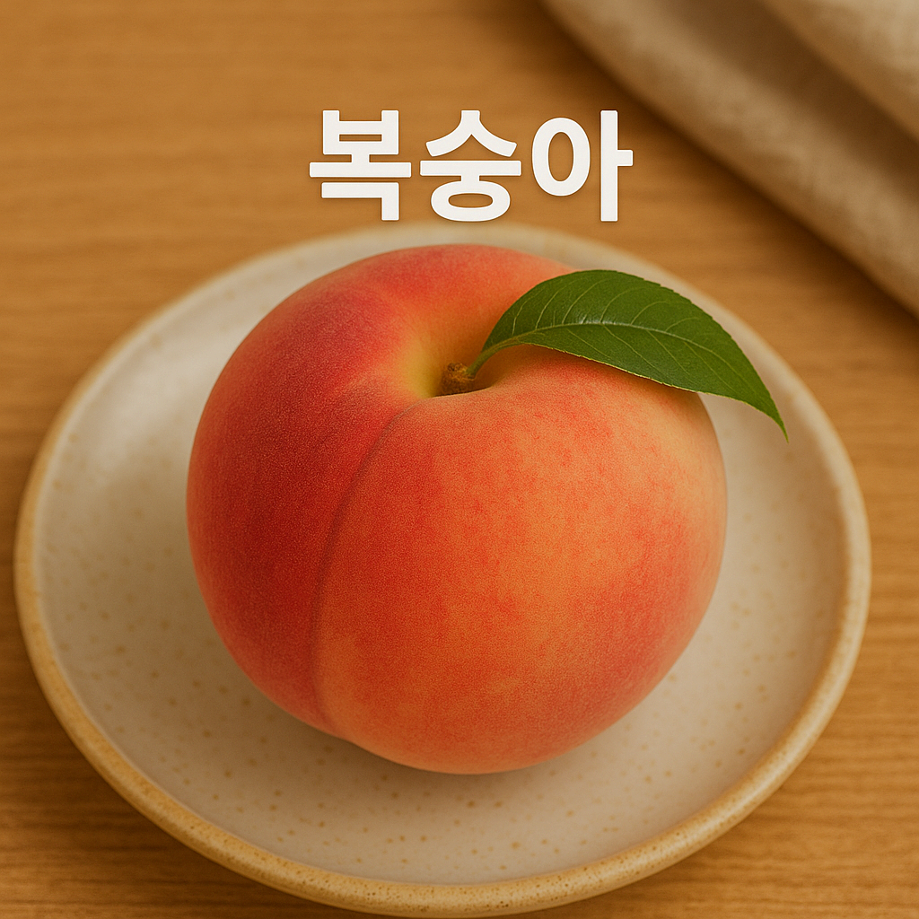 처서 대표 음식 복숭아