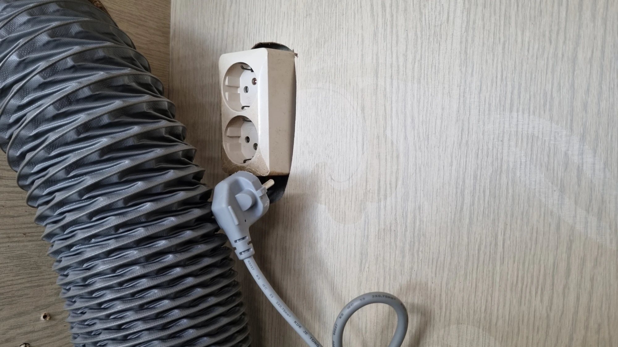 가스렌지 후드 전원 분리