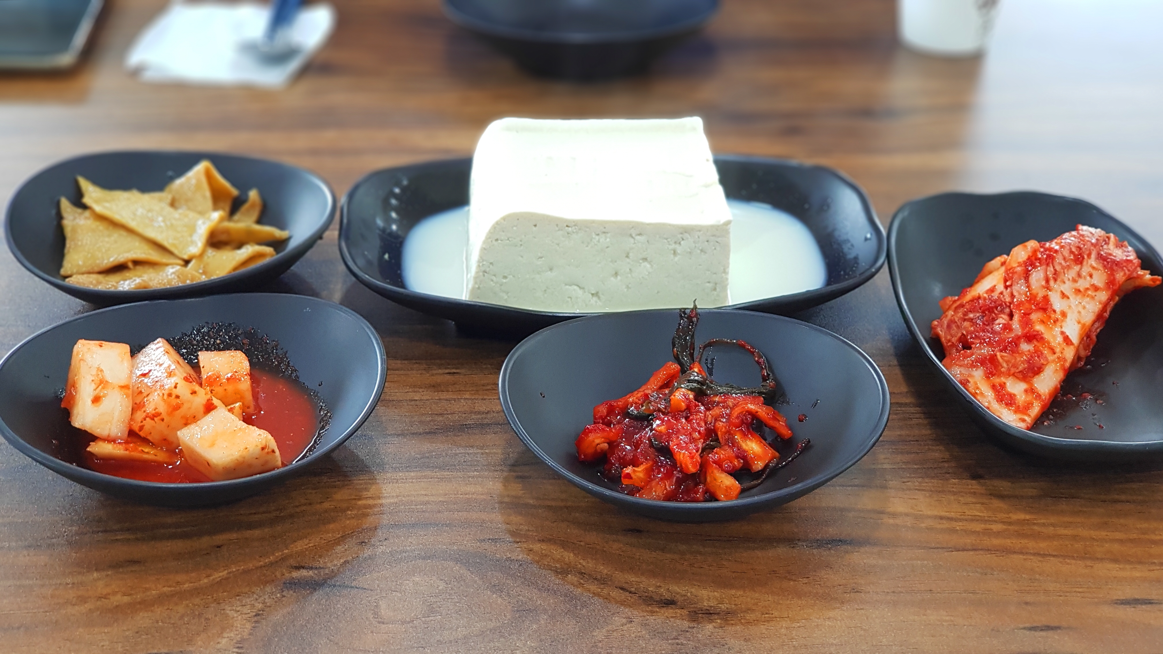 순두부와 반찬