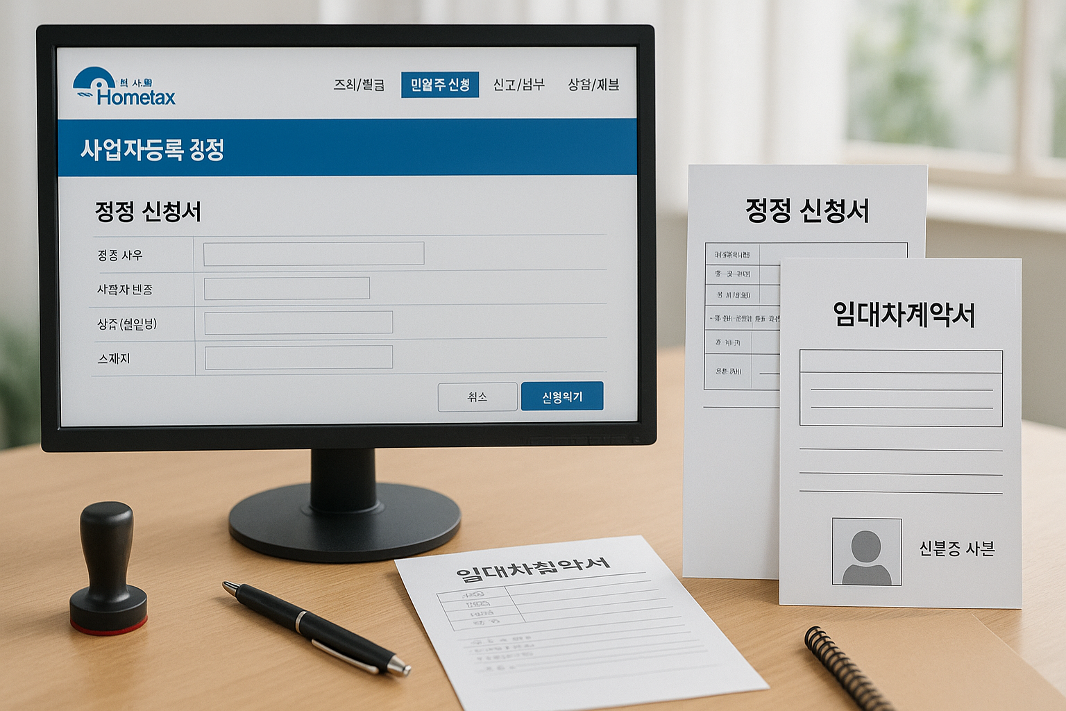 사업자등록 갱신을 위한 준비