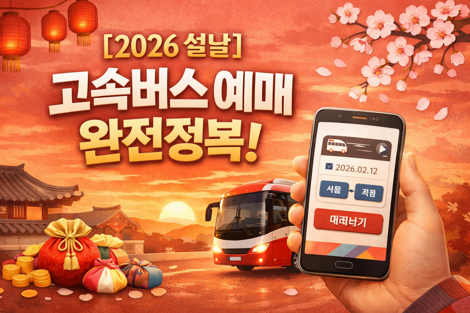 [2026 설날] 고속버스 예매 완벽 가이드