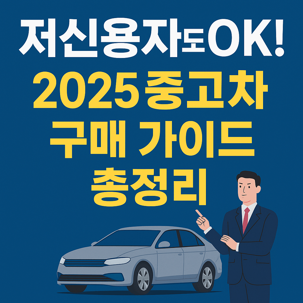 저신용 중고차 구매 가이드
