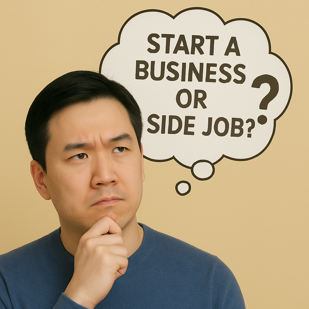 창업 부업 선택 고민