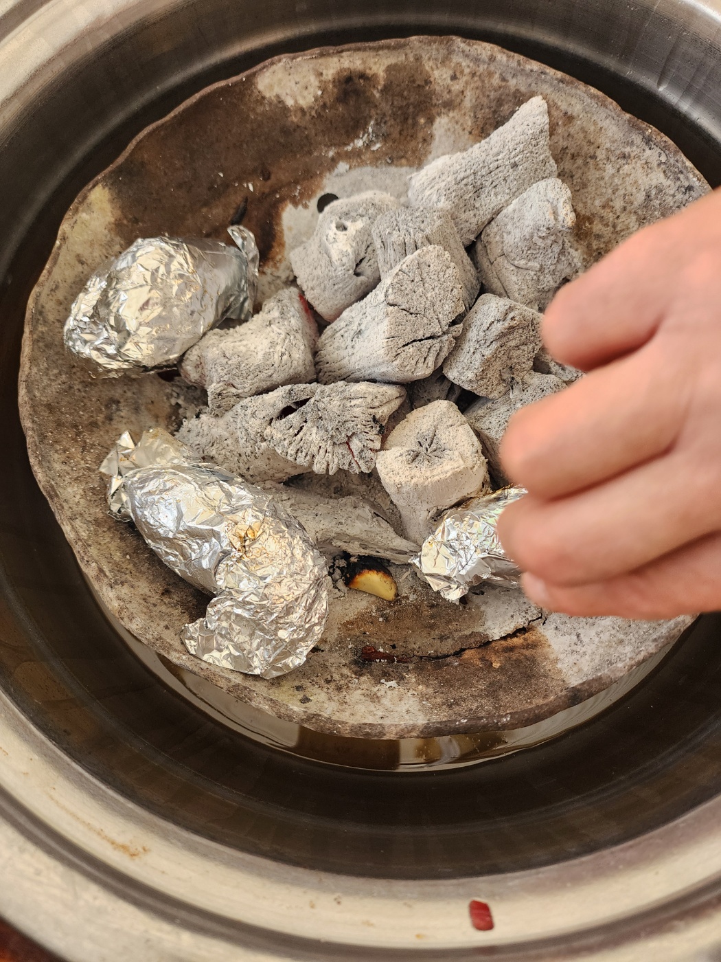 숯불에 구운 고구마