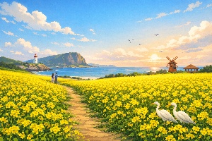 2026 유채꽃 개화시기 총정리｜제주&middot;고창&middot;부산 유채꽃 명소 &amp; 봄꽃 여행 코스 추천