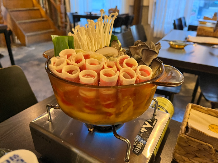 소고기 샤브 전골