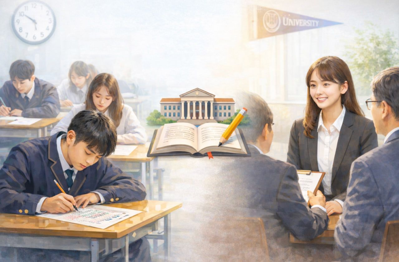 대학 입시 모습 관련 이미지
