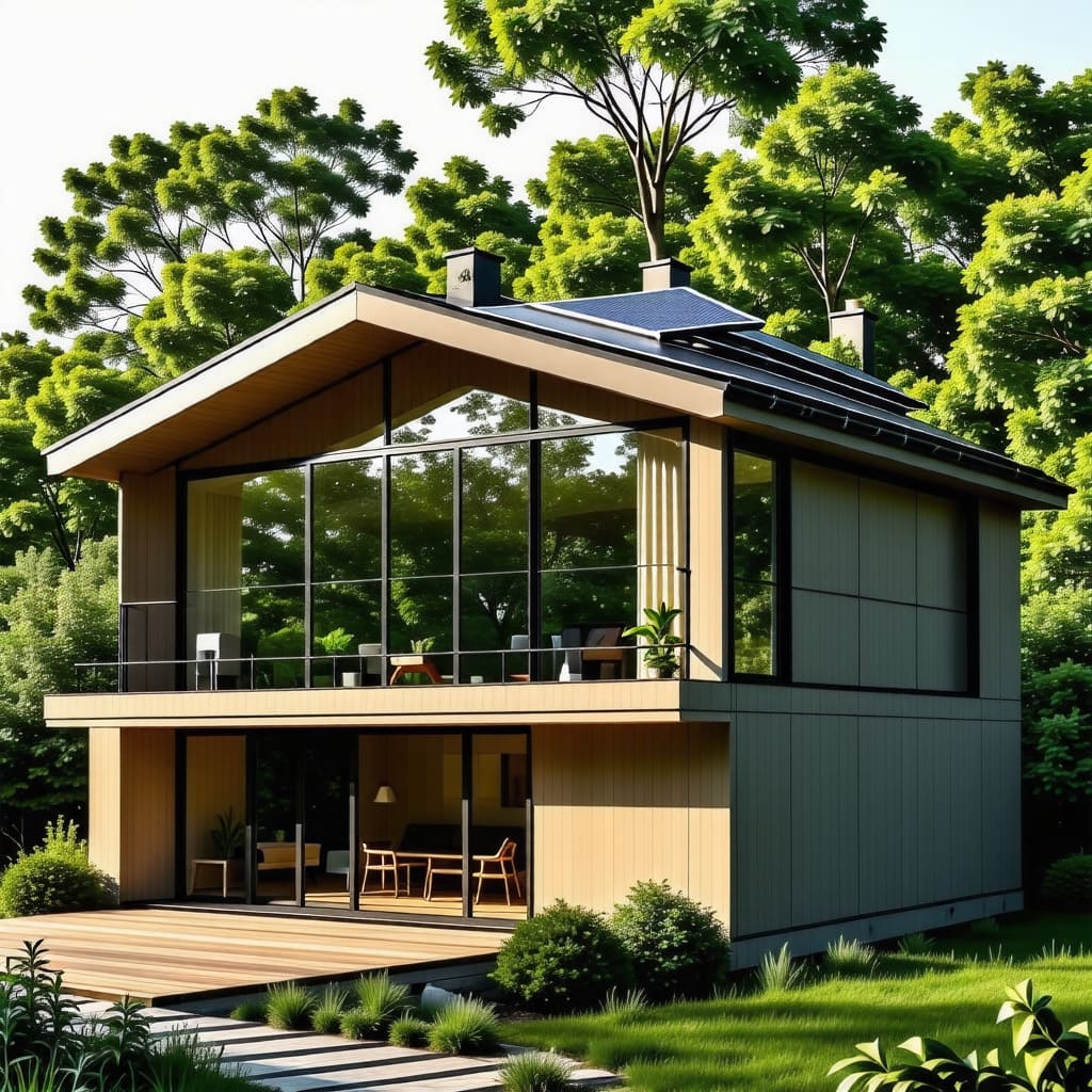 친환경 자재를 사용하고 에너지 효율을 높인 모듈러 주택