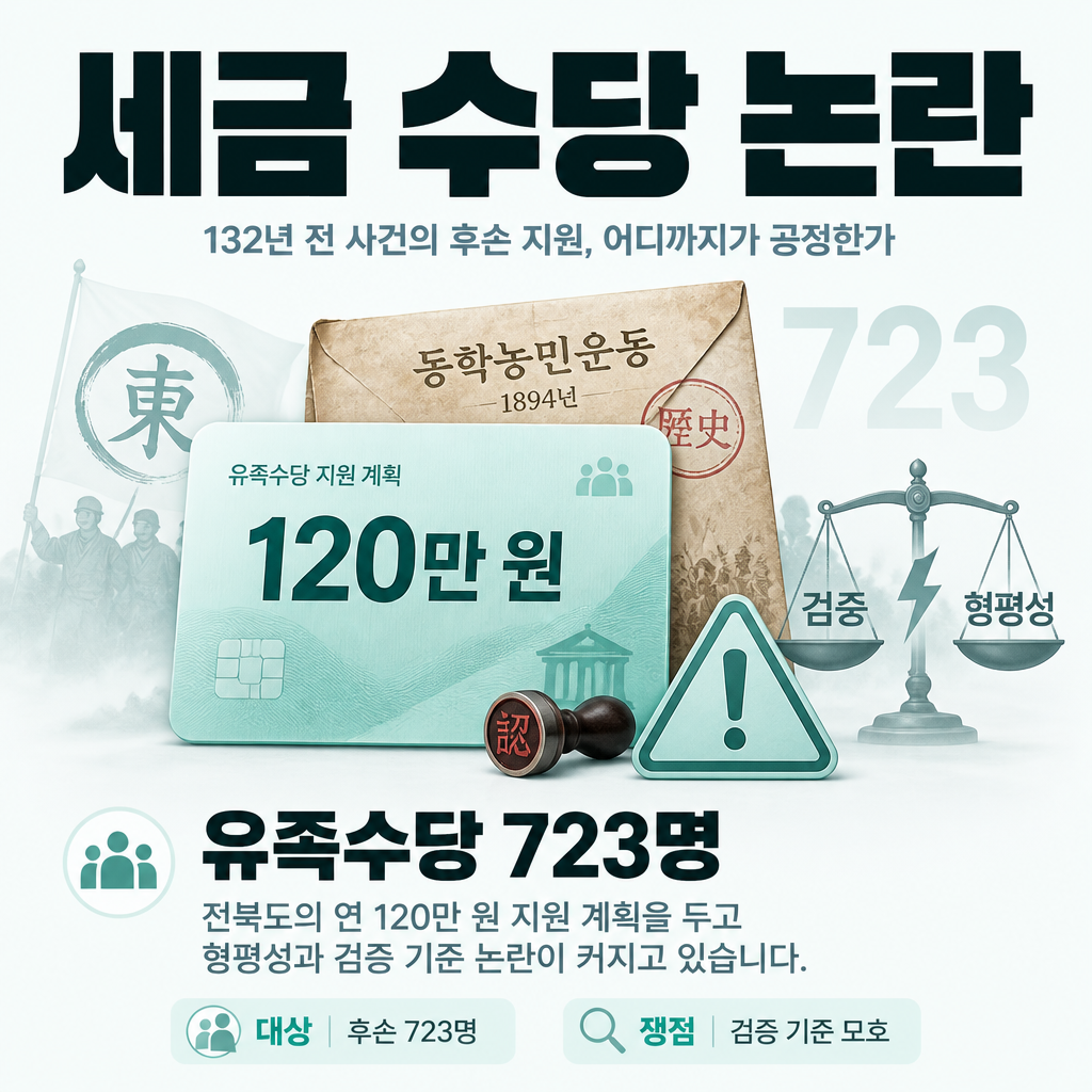 세금 수당 논란