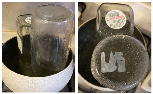 당귀초란-만들기-유리병소독하기