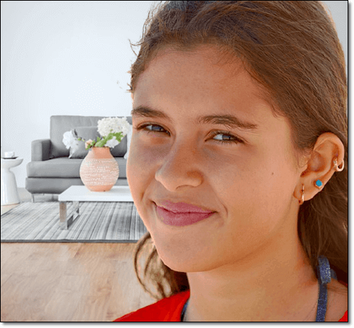 귓볼몽우리 여자