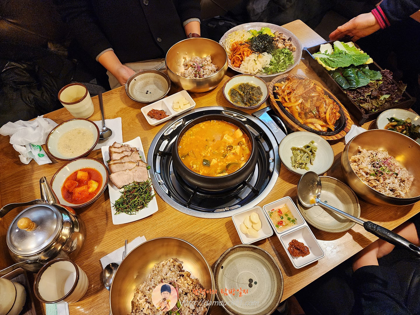 자연채 쌈 정식&#44; 수육 정식