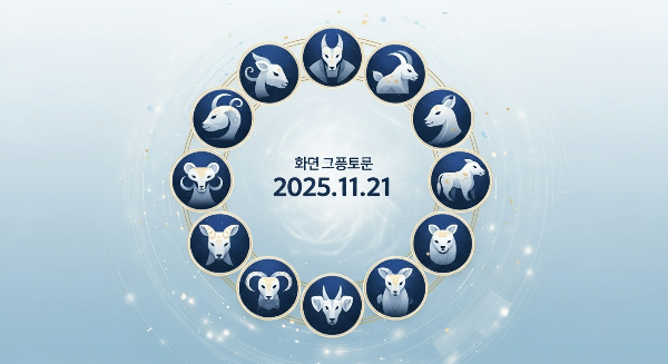 2025년 11월21일 오늘의 운세