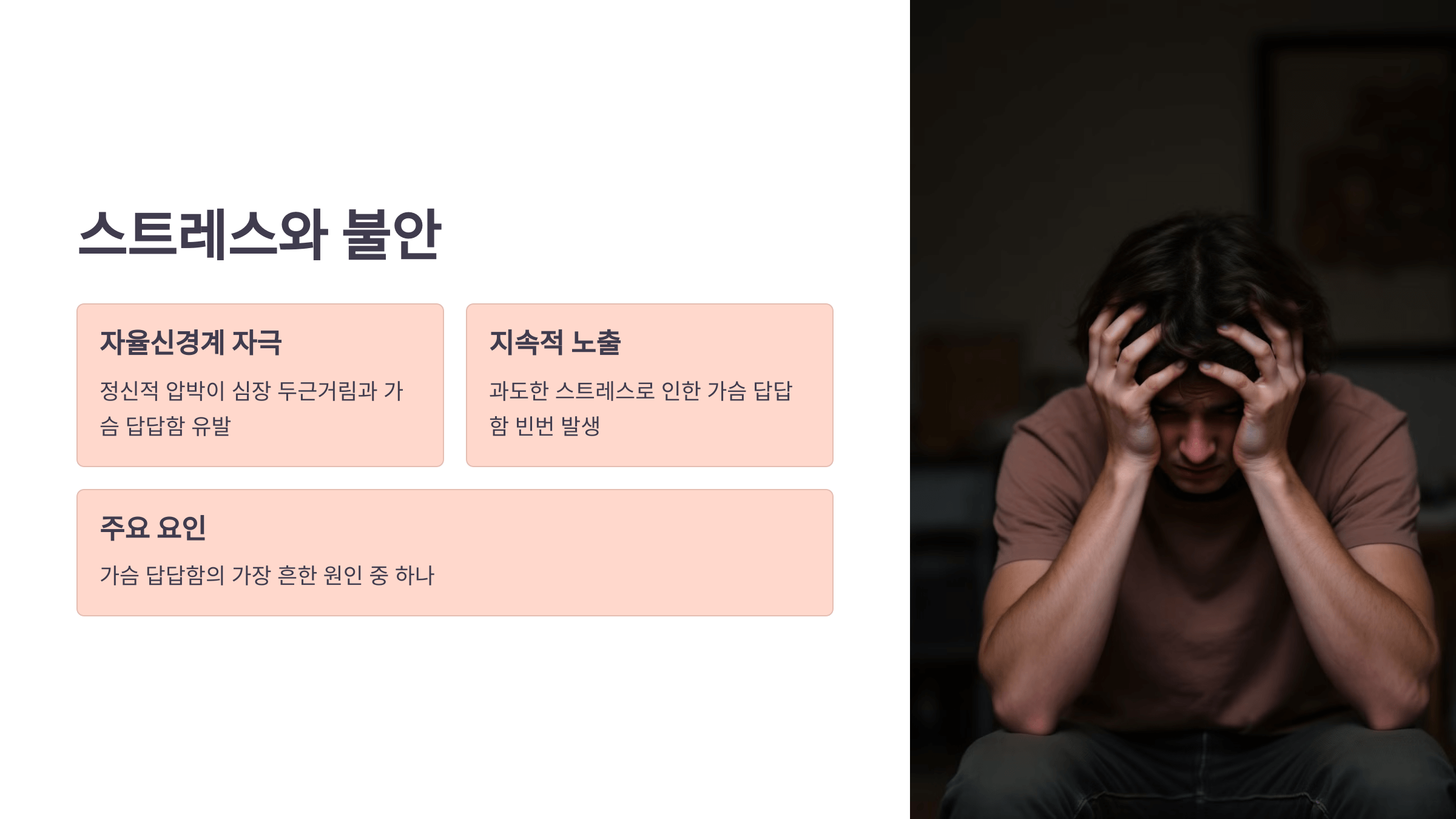 가슴이 답답한 증세