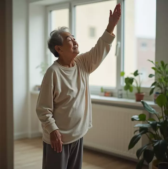 파킨슨병 운동치료 스트레칭 이미지