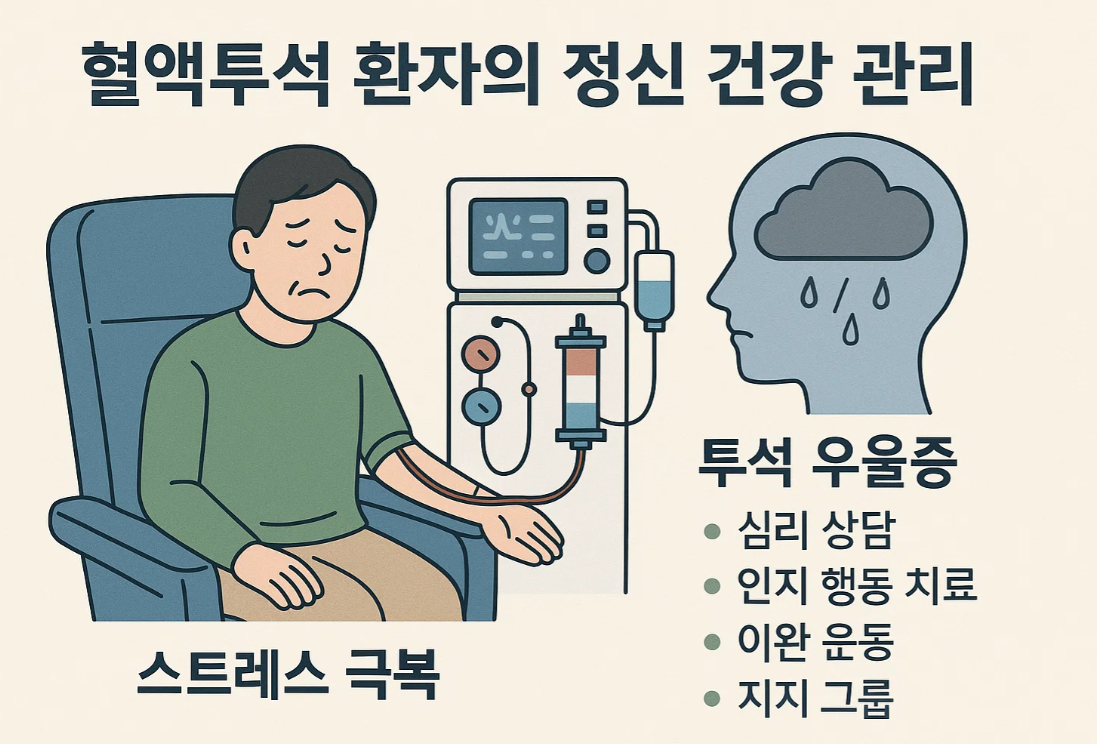 혈액투석 환자의 정신 건강 관리: 투석 우울증과 스트레스 극복 전략
