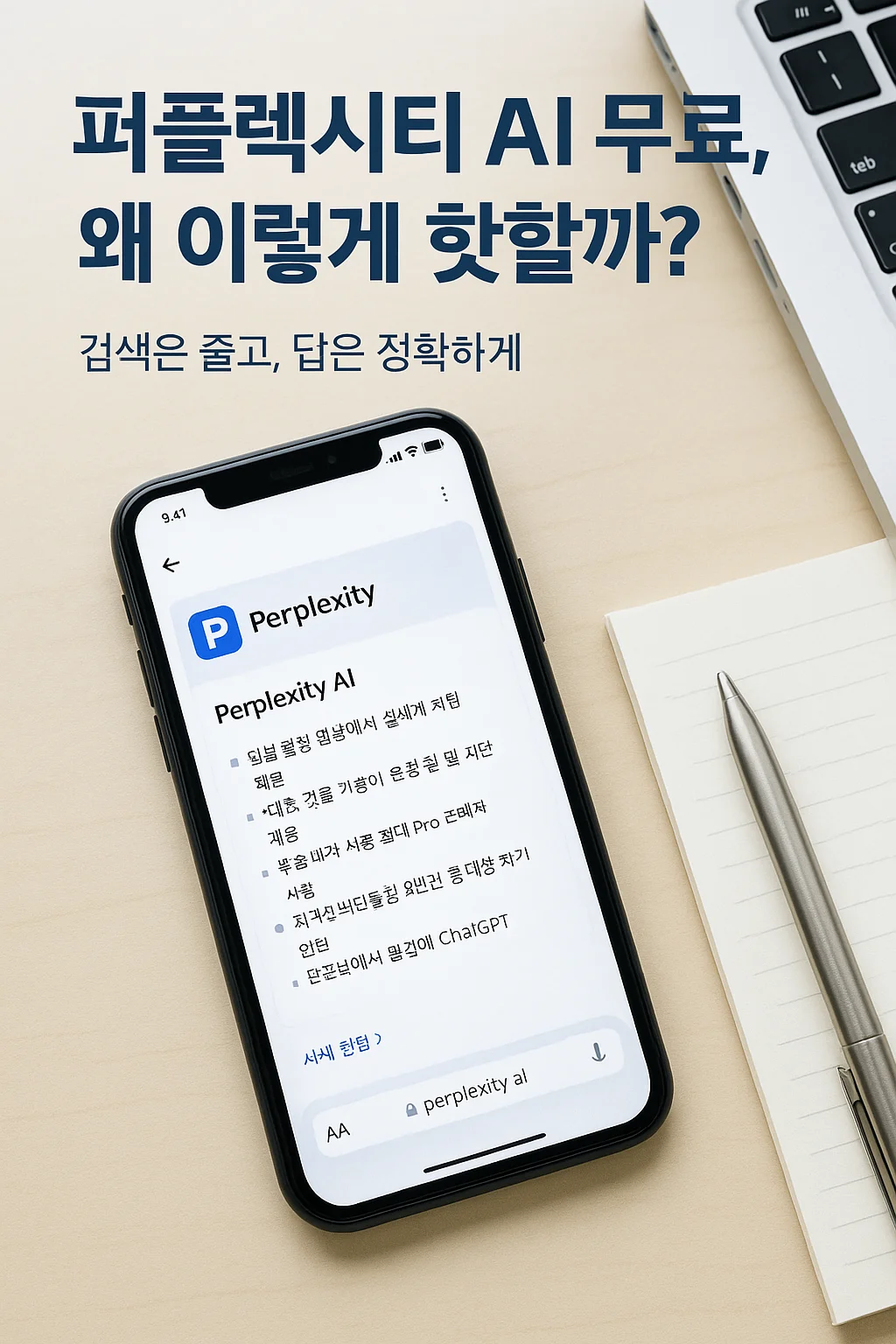 퍼플렉시티 접속 링크 안내 ❘ AI 답변 검색을 가장 빠르게 이용하는 방법