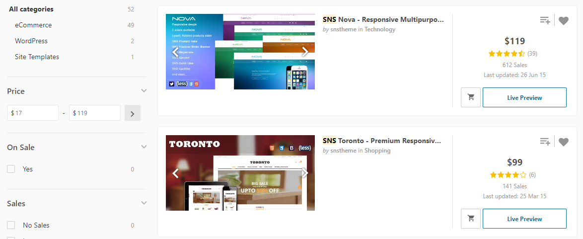 https://themeforest.net/search/sns%20bootstrap