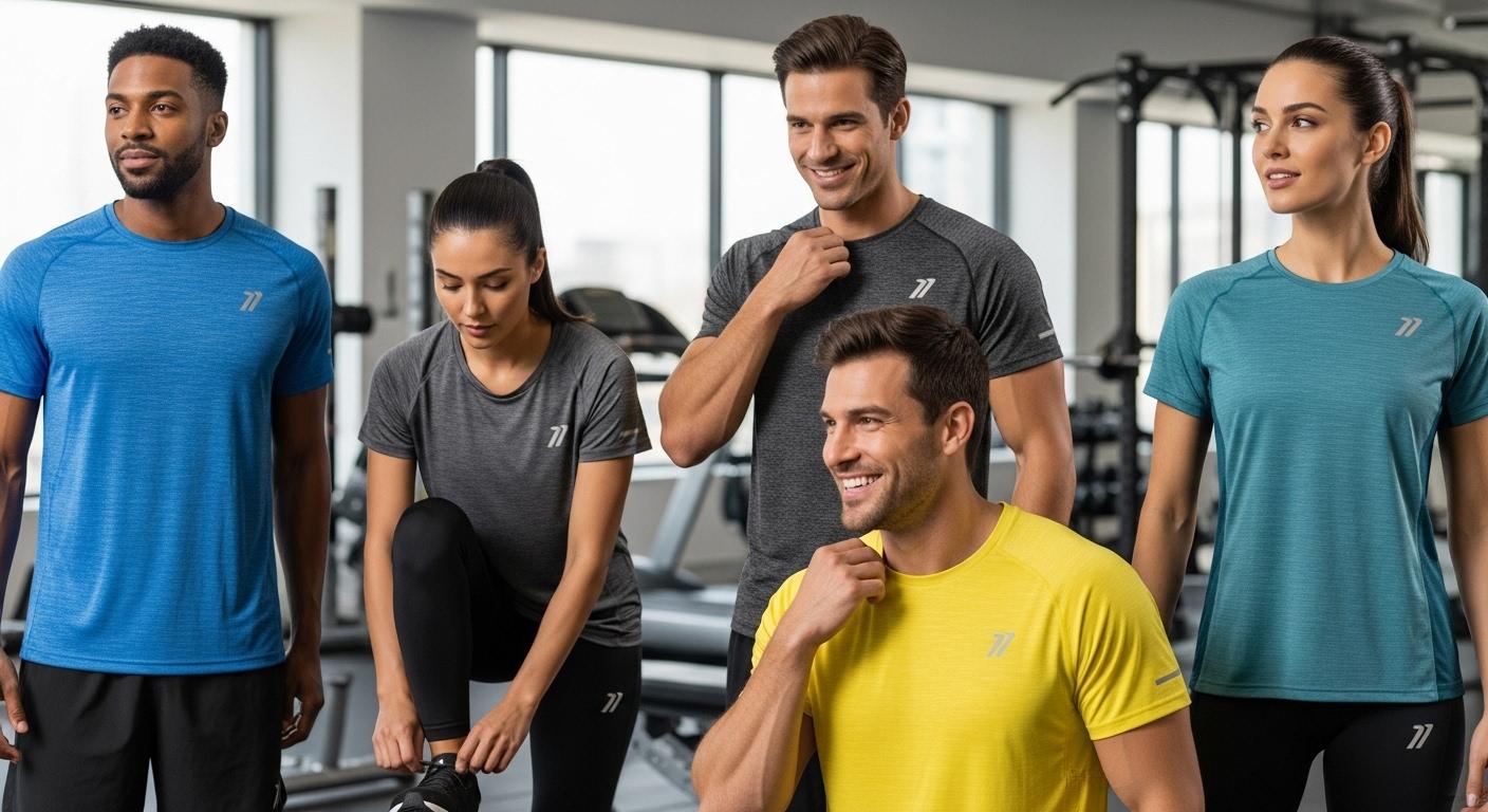 운동복 반팔 티셔츠