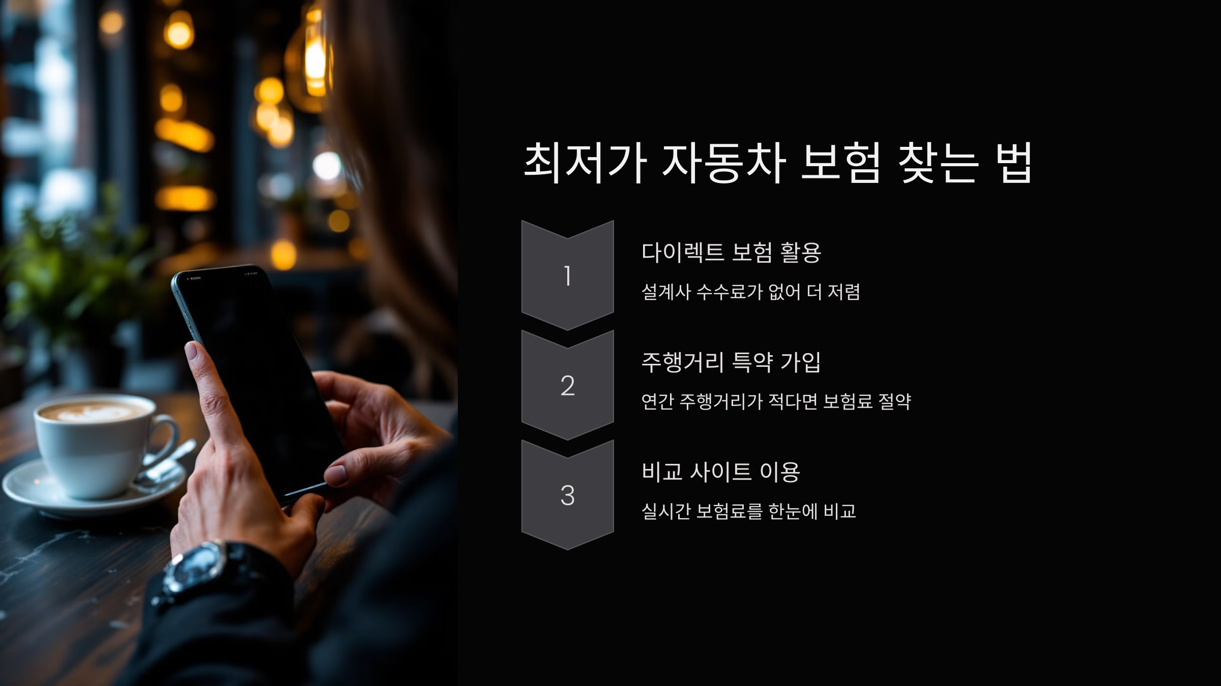 최저가 자동차 보험 찾는 법