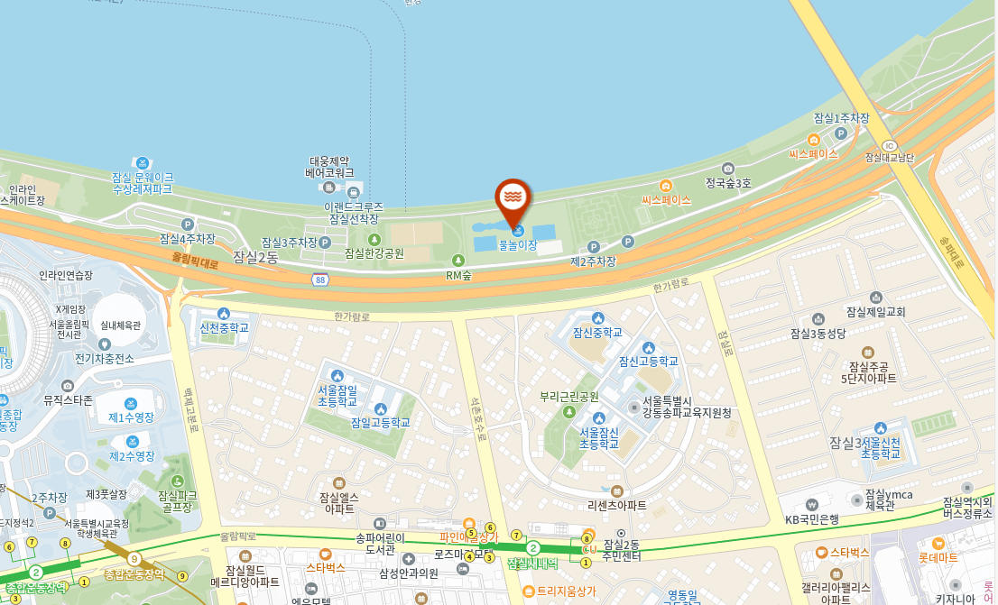 잠실 자연형 물놀이장