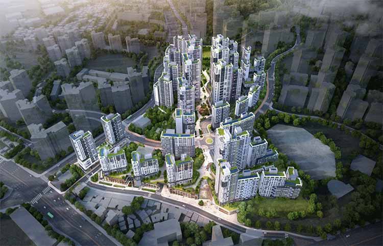 북아현 2구역 조감도