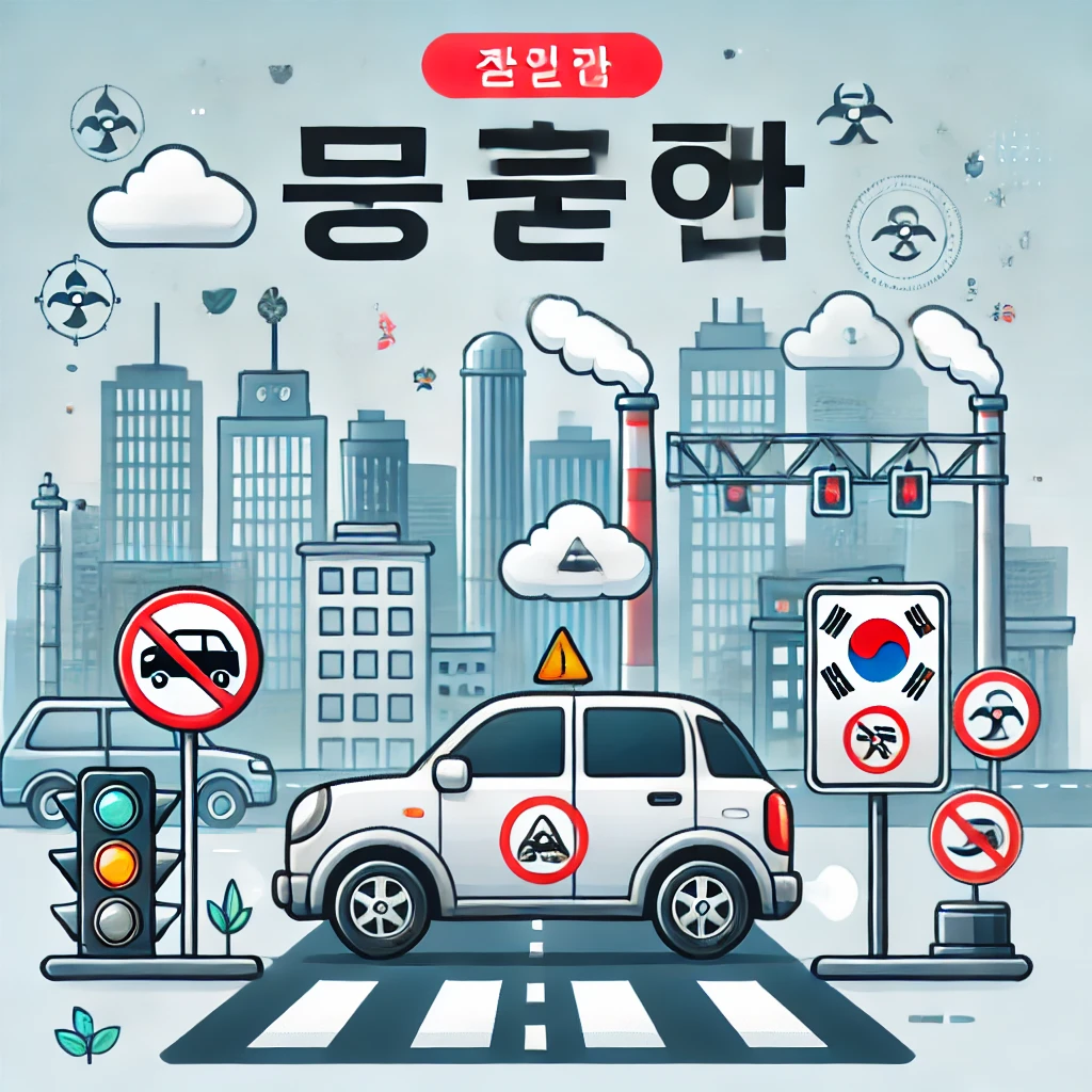 경유차 운행제한 AI 이미지