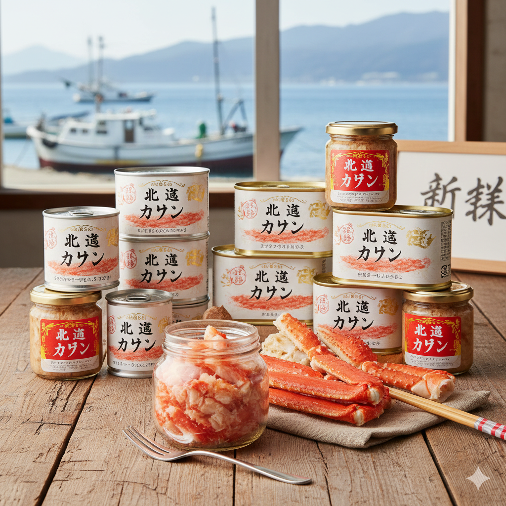 훗카이도 대표적인 해산물 가공품