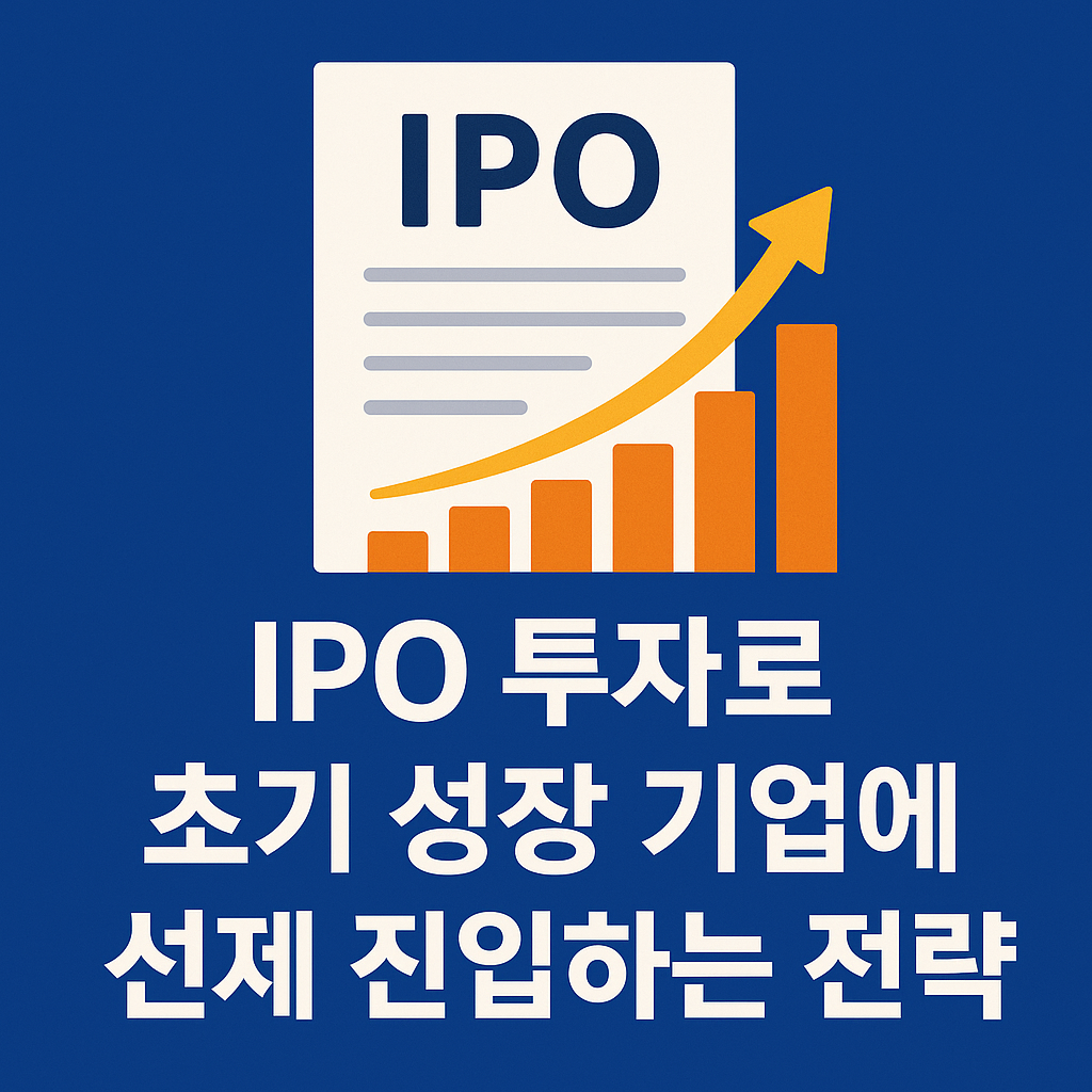 IPO 투자로 초기 성장 기업에 선제 진입하는 전략