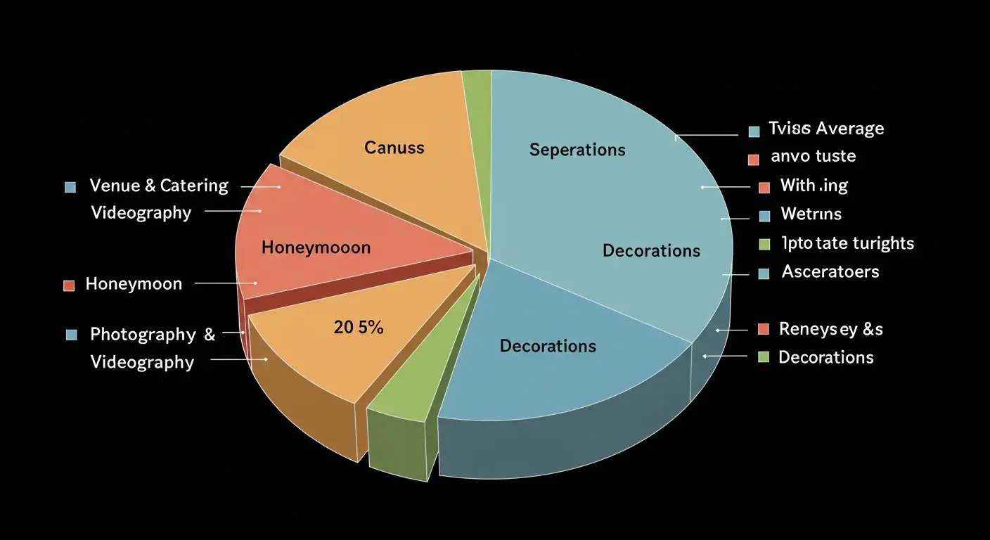 웨딩홀, 스드메, 신혼여행 등 주요 결혼 비용 항목별 평균 지출 비중
